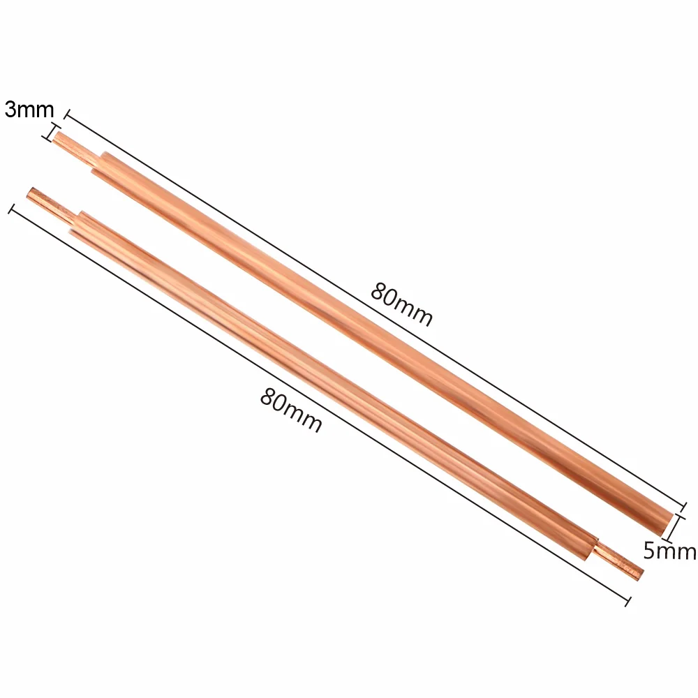 Welder welding accessories 3 x 80mm Alumina Copper Material Welding Feet Needle Spot Welding Pin