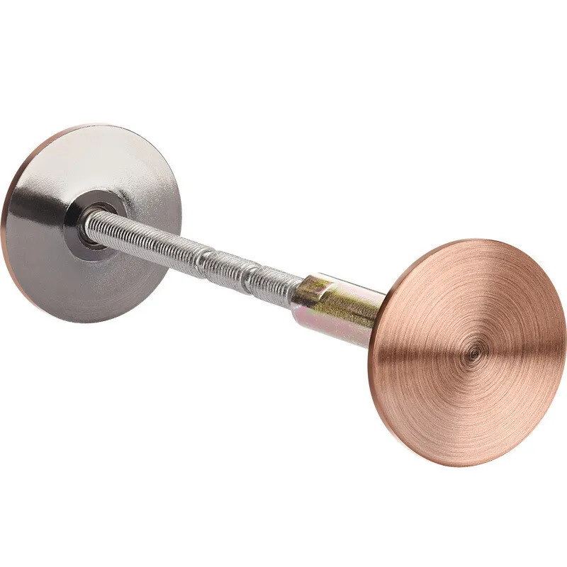 2Pcs Stainless Steel Door Hole Cover Plate Filler Bell Entry Door Security Covering Unused Hardware Holes Gold Silver Red Bronze