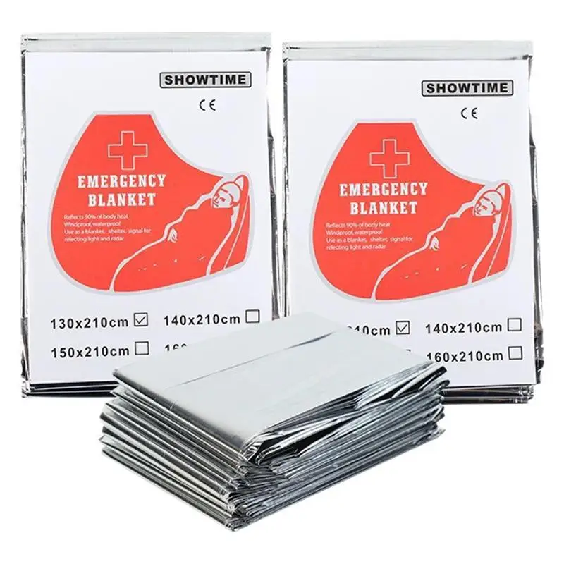 Outdoor first aid blanket Thickened survival blanket Cold field survival warm blanket Emergency blanket equipment insulation