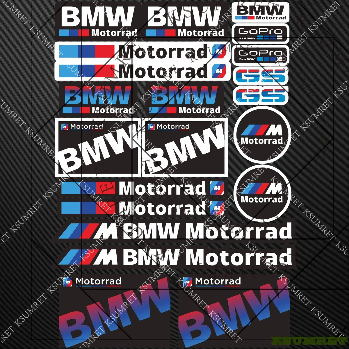 

Виниловые наклейки для мотоциклов BMW, набор стикеров