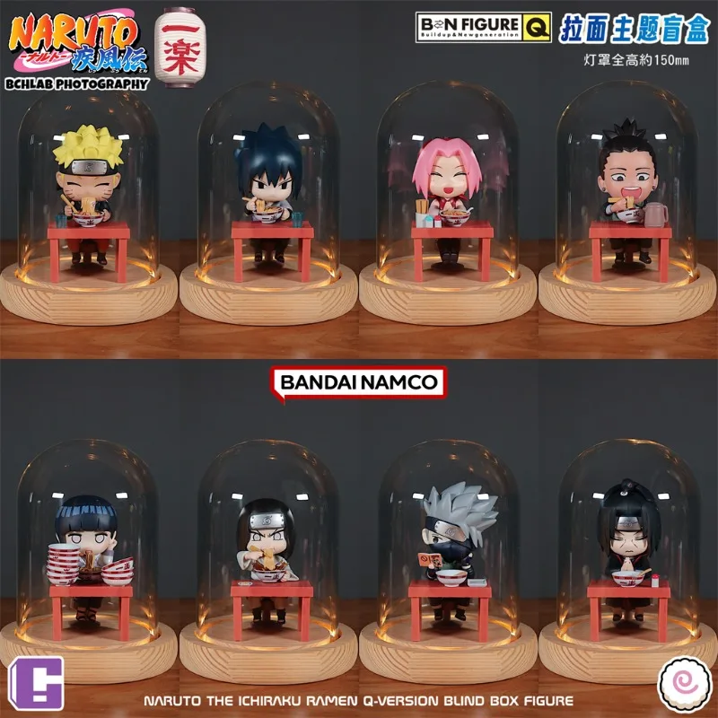 โมเดลฟิกเกอร์ซีรีส์นารูโตะ ซาสึเกะ อิทาจิ นารูโตะกินราเมน ของเล่นโมเดลการ์ตูนอนิเมะ ของขวัญ ของตกแต่งรถยนต์ กล่องสุ่มจากแบนได ประเทศญี่ปุ่น