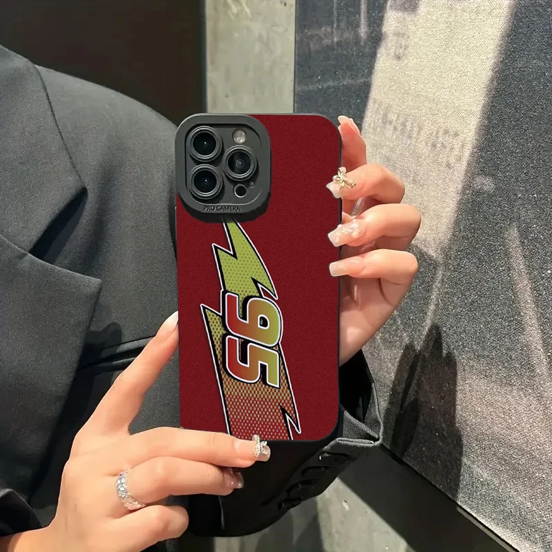 

New 95 Red Pattern Creative Phone Case For iPhone 16 15 14 Pro Max 13 11 12 XS X XR 7 8 Plus 16e Shockproof Soft Silicone Cover