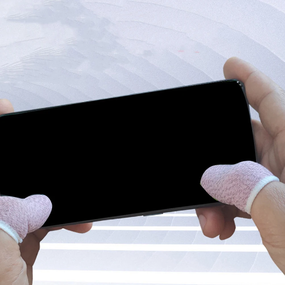 

10Pcs Thumb Sleeve for Gaming Portable Lightweight Design Finger Protector Improves Game Feel Prevents Operational Errors