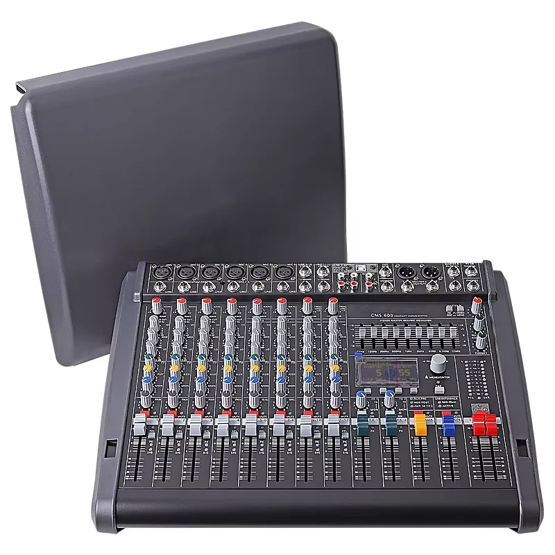 جودة عالية بالجملة CMS 600-3 خلاط مزدوج 99 DSP المهنية جهاز مزج الصوت الرقمي DJ تحكم/خلاط وحدة التحكم الصوتية