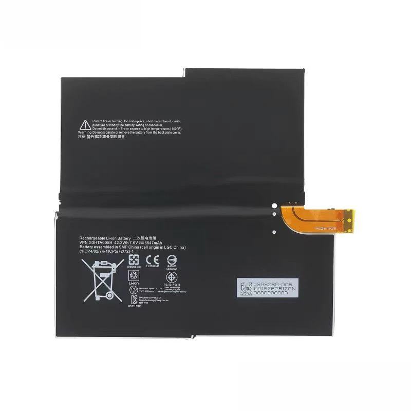 

G3HTA005H G3HTA009H Laptop Battery for Microsoft Surface Pro 3 1631 1577-9700 Tablet PC MS011301-PLP22T02 7.6V 42.2Wh/5547mAh
