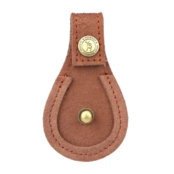 Tourbon-almohadilla para el dedo del pie para caza, pistola de tiro de cuero, soporte para barril, Protector de zapatos, bozal, Aganist, arcilla marrón, accesorios para pistola
