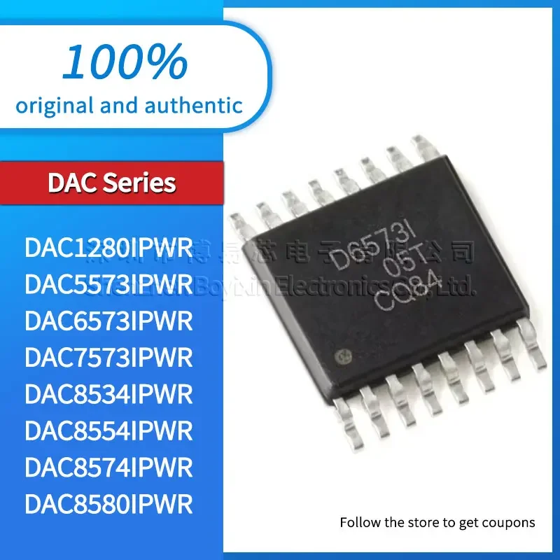 

Original genuine DAC1280IPWR DAC5573IPWR DAC6573IPWR DAC7573IPWR DAC8534IPWR DAC8554IPWR DAC8574IPWR DAC8580IPWR