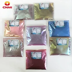 50g Iridescent Chameleon Polarized Nail Art Powder Aurora Mica Pigment Dust Pearlescent For Makeup Eyeshadow Manicure Powder