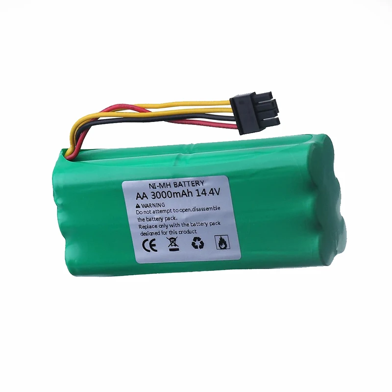 14.4V Ni-MH 3000mAh AA Rechargeable Battery for Ecovacs Deebot Deepoo X600 ZN605 ZN606 ZN609 Vacuum Cleaner Robot