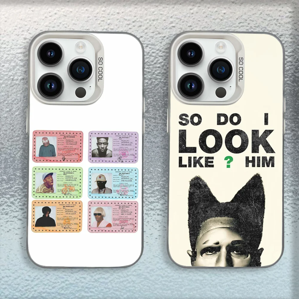 

T-Tylers The Creator Phone Case For iPhone 16,15,14,13,12,11,Mini,Pro,MAX White Matte Shockproof Cover