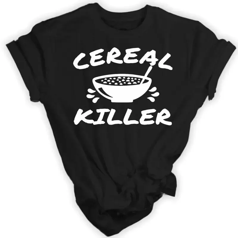Funny Cereal Lover T Shirt Killer Snack Serial Joke Offensive Humour