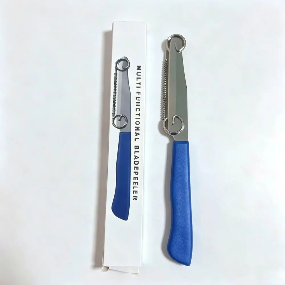 Kitchen Vegetable Peeler Stainless Steel Adjustable Spring Mechanism Fruit Slicer Portable Manual Cooking Preparation Tool