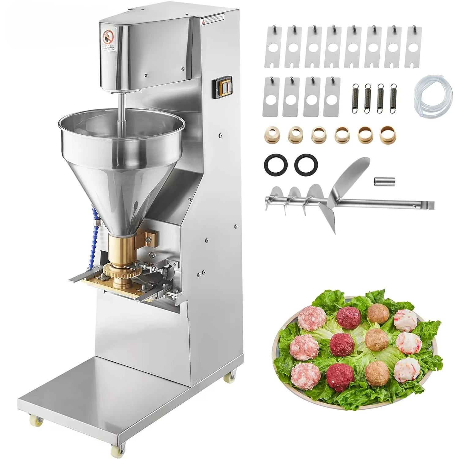 Factory Outlet High Speed Automatic Grade Chicken Beef Sausage Meatball Making Machine New Condition Commercial PLC Motor Meat
