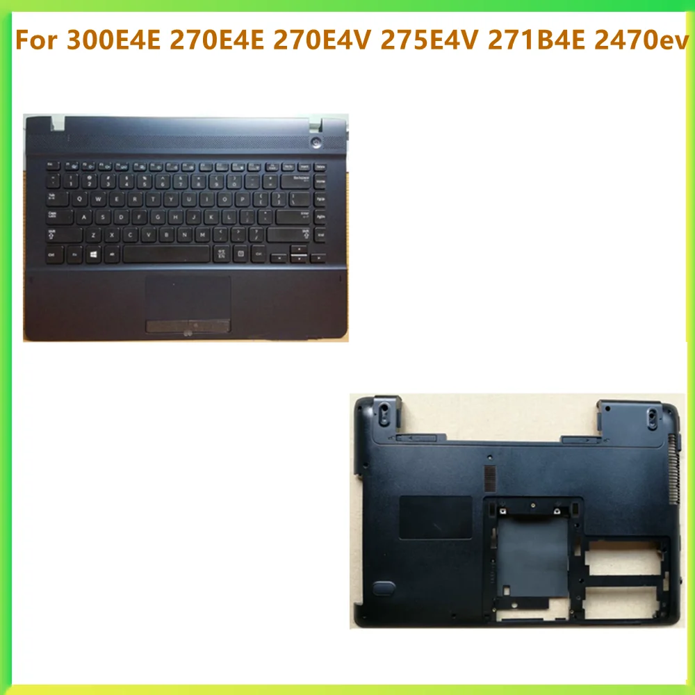 

New Laptop Top Case Palmrest Upper Bottom Cover Case For Samsung 300E4E 270E4E 270E4V 275E4V 271B4E 2470ev Shell