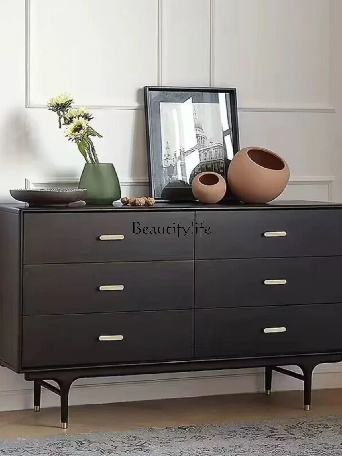 

LNordic drawer light luxury six-chest cabinet storage bedroom nine-bucket cabinet storage cabinet