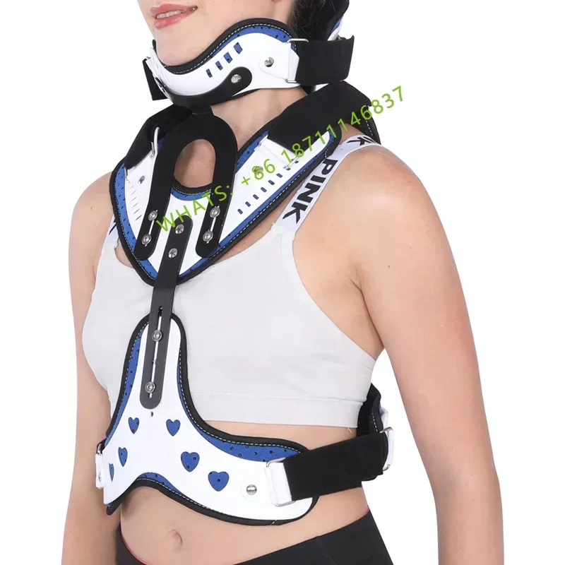 TJ039 Therapy Lumbar Cervical Vertebra Tractor Thoracic Lumbar support Head Neck Brace