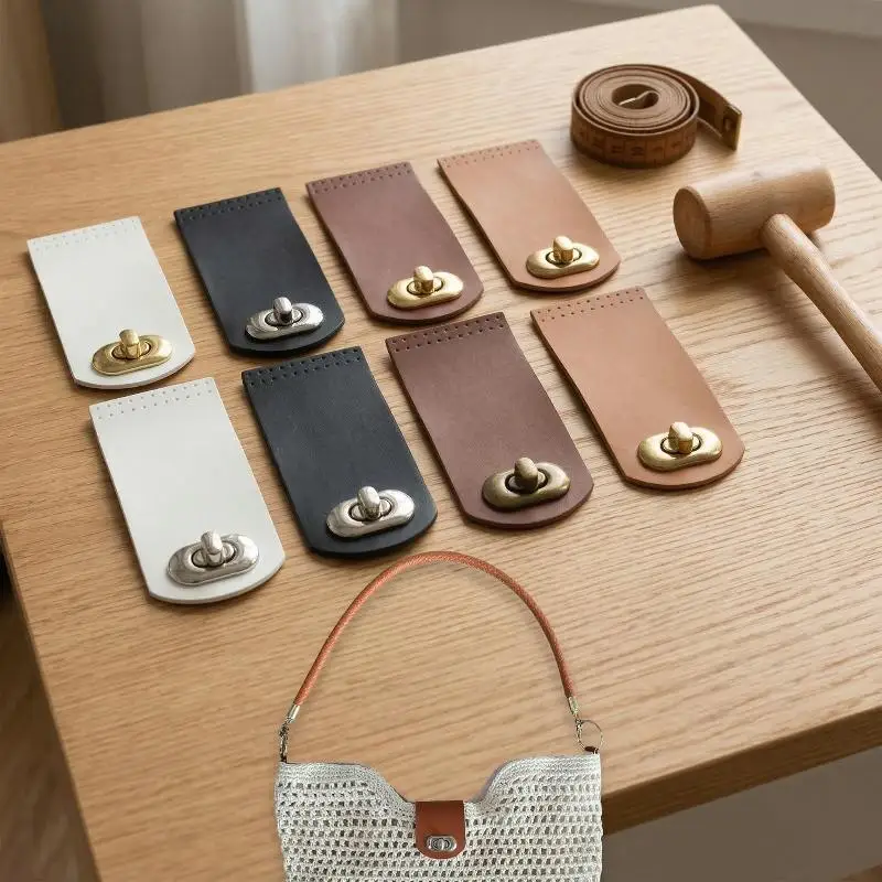 

Кожаная застежка-пряжка для сумок ручной работы, крючком связанного белья, сумок-тоут и шитья