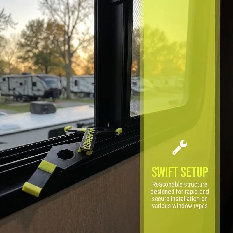 

Замки безопасности для окон автодомов ALARMED Adamo Polyplastic Polyfix: Защитные защелки для окон автодомов и караванов