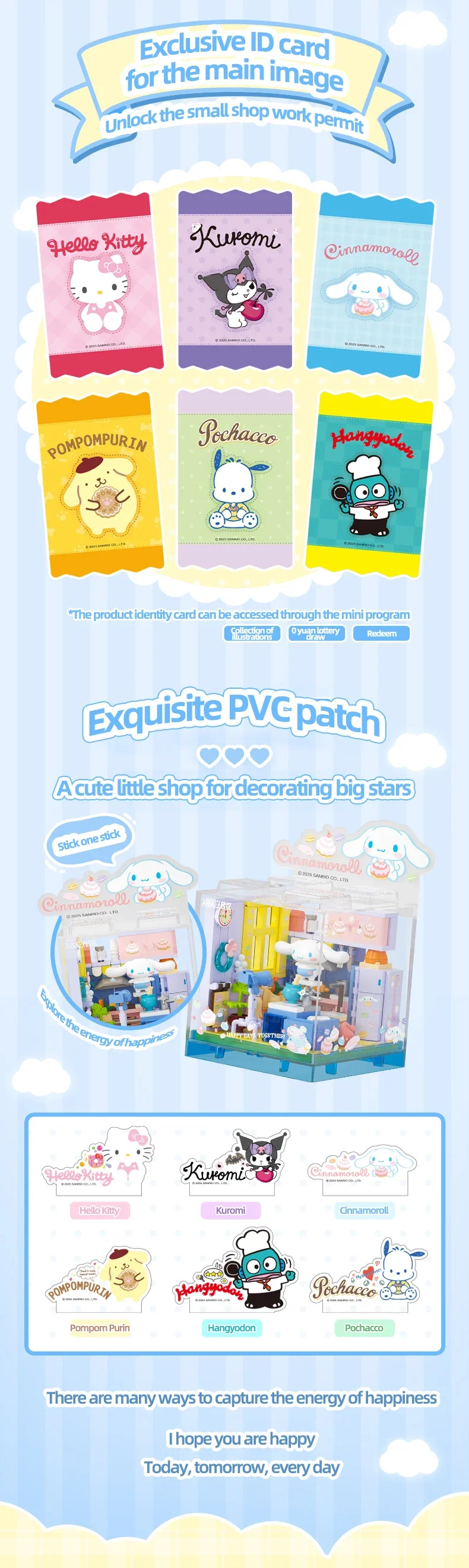 AREA-X Sanrio Serie Kuromi Hellokitty Cinnamoroll Bausteine MOC Kreative Haus Ornament Modell Ziegel Spielzeug Für Erwachsene Geschenke – Detail 9