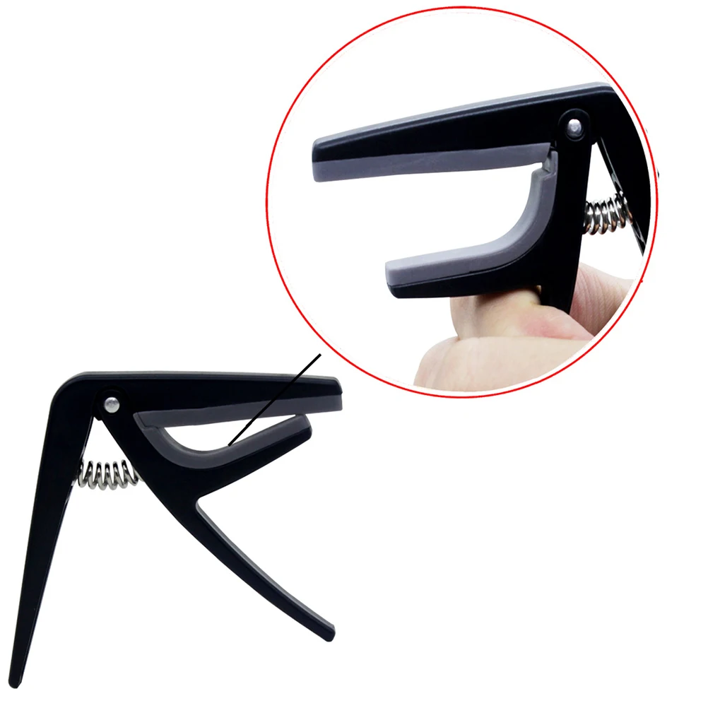 

Ukulele Capo ABS Material Capo Trigger Style Lightweight Good Hand Feeling Musical Instruments for Ukulele