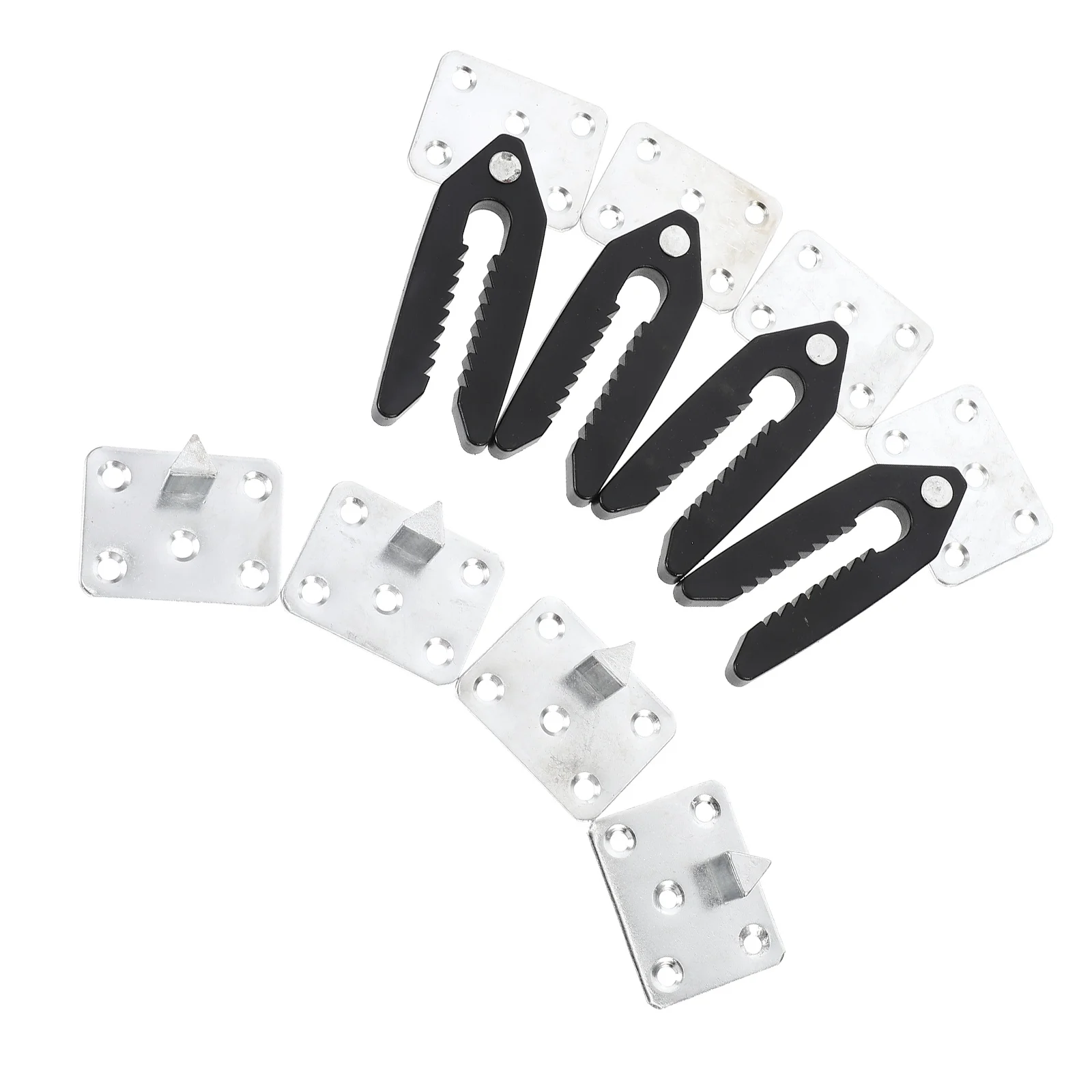 

Snap Sofa Fixer Sectional Brackets Secure Couch Clip Silver niture Connectors