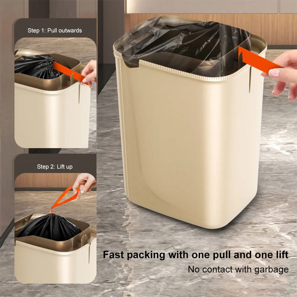 20L/14L Automatic Sensor Garbage Bin Trash Can Three Modes Operation Visualized Battery Level One-Touch Lid Opening Wave Sensing