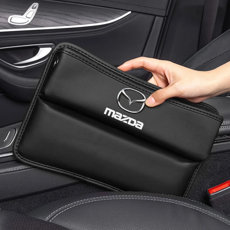 Car seat gap storage bag interior styling For Mazda MX3 BL MX CX-3 2016 Protege 2017 Folding RX8 Gi Gh 4 Auto Accessories