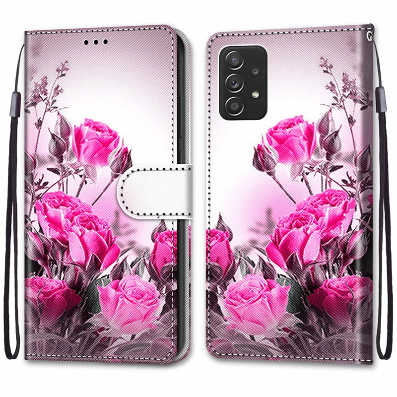 For Galaxy A13 Case For Samsung Galaxy A13 SM-A135F Cover Wallet Card Slots Phone Case Etui Samsung A 13 5G SM-A136U A137 Cases