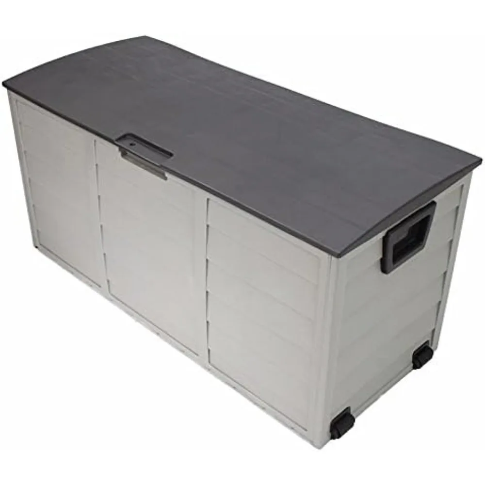 

All Weather uv Pool Deck Box Storage shed bin Backyard Patio Porch Outdoor New