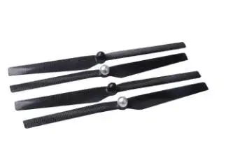 1-2 pares de hélice Typhoon Q500 de fibra de carbono, 13 pulgadas, 1330 M8, cuchillas autoblocantes de 13 pulgadas para hélices YUNEEC para UAV YUNEEC