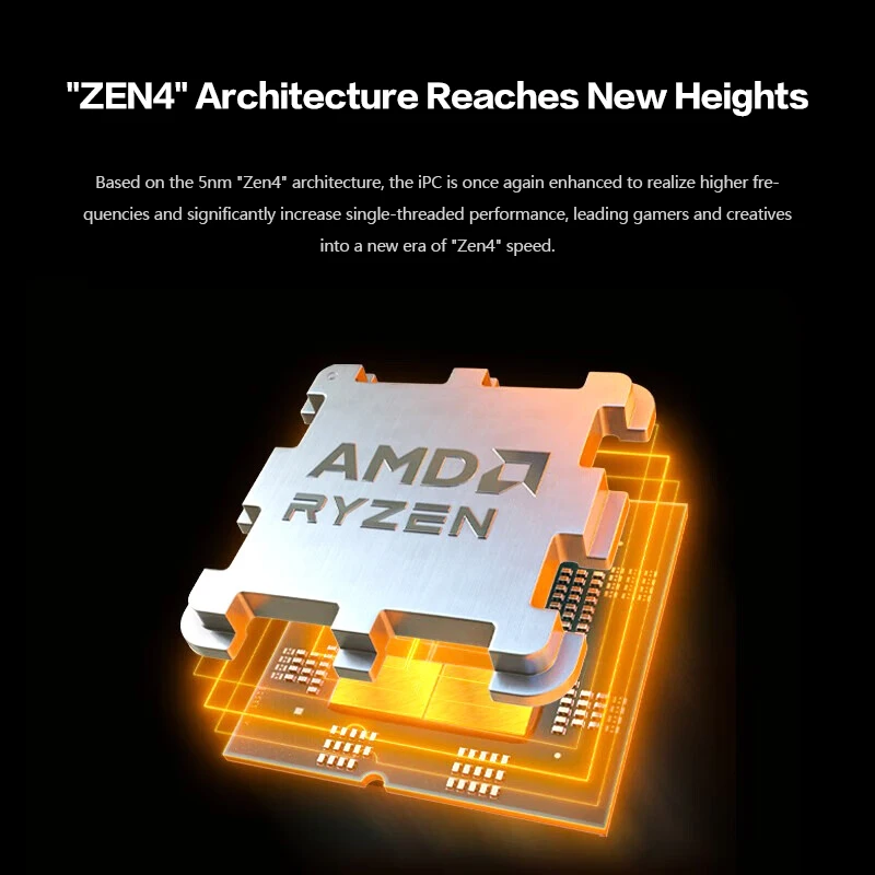 عرض ساخن لعام 2025 معالج وحدة المعالجة المركزية AMD Ryzen 5 7600X 6 Core 12 Thread AM5 عالي الأداء للحوسبة لوحدة المعالجة المركزية للألعاب متعددة المهام