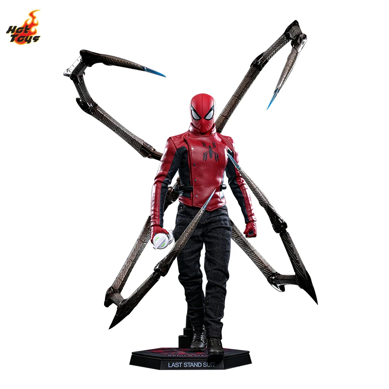 Hot Toys Marvel Spider Man Last Stand Suit 1 6 Scale Collectible Action Figure Model For Adult Fans Display Collection Birthday