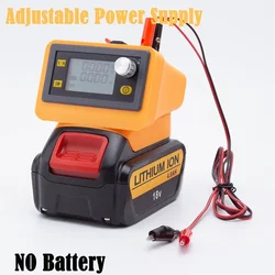 Portable Battery CNC Adjustable Power Supply Buck Boost Converter For DeWalt 18V Lithium Battery DC Voltage Stable Outdoor