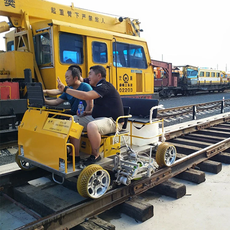 Automatic Track Inspection System Railway Vehicle Coverage Motor Trolley Electric Drive Aluminum