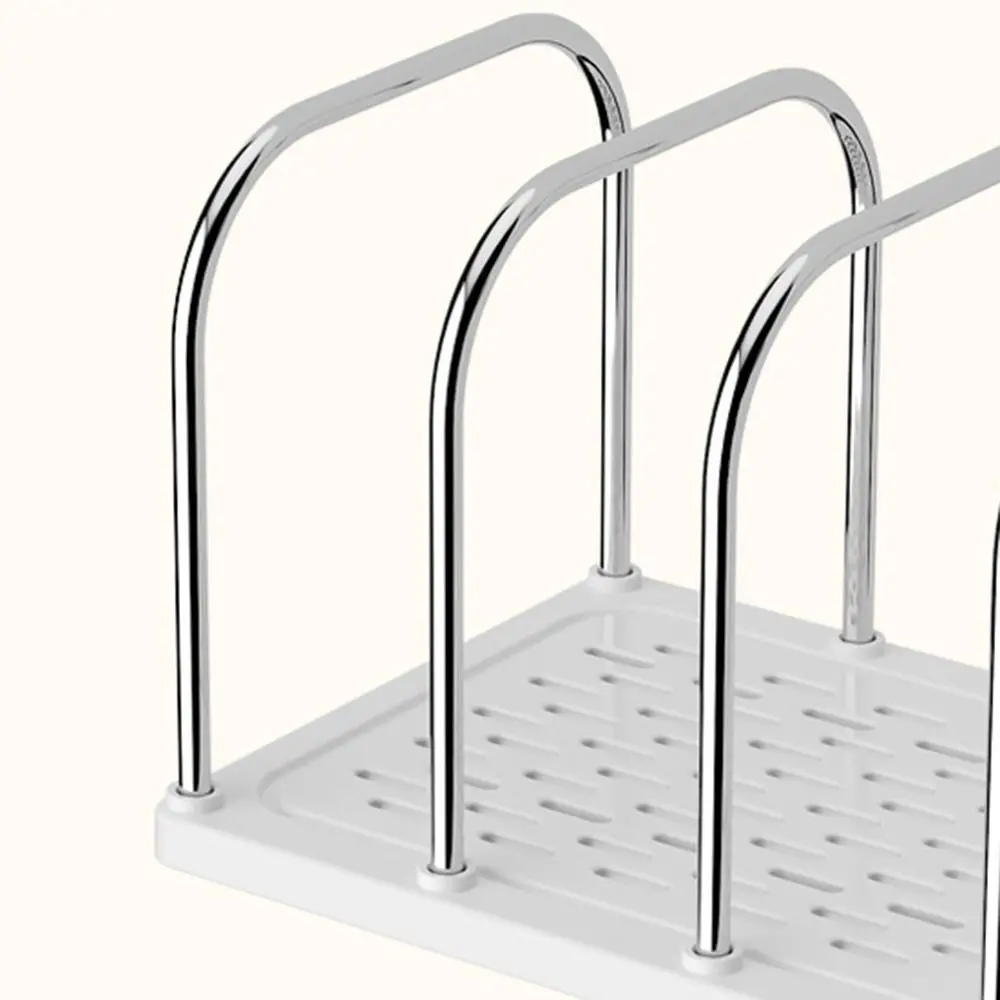 Six Grids Bookend Book Holder Save Space Durable Desk Stand Bookshelf with Storage Box Practical Books Storage Rack Home Room