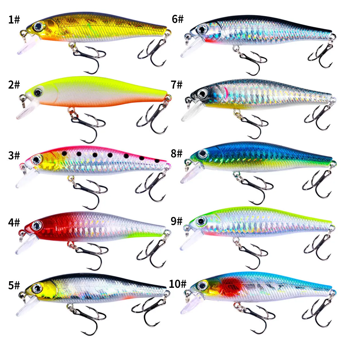 Señuelo Crankbait 8,8 cm – Jerkbait Wobbler para lubina y carpa - imagen 4