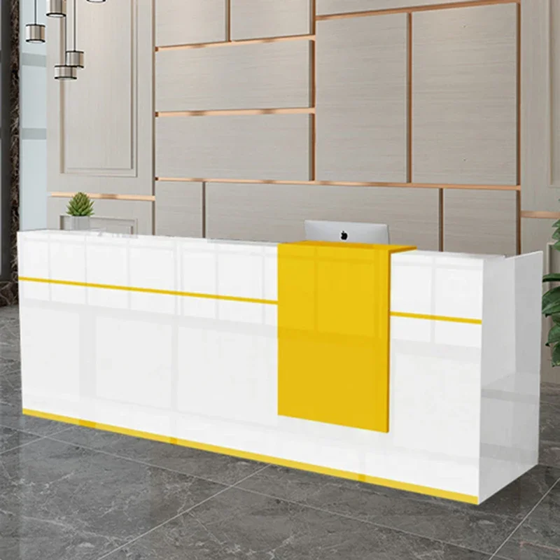 

White Church Pulpit Front Desk Lectern Restaurant Tables Retail Register Shop Counter Standing Office Pulpitos Bureau Furniture