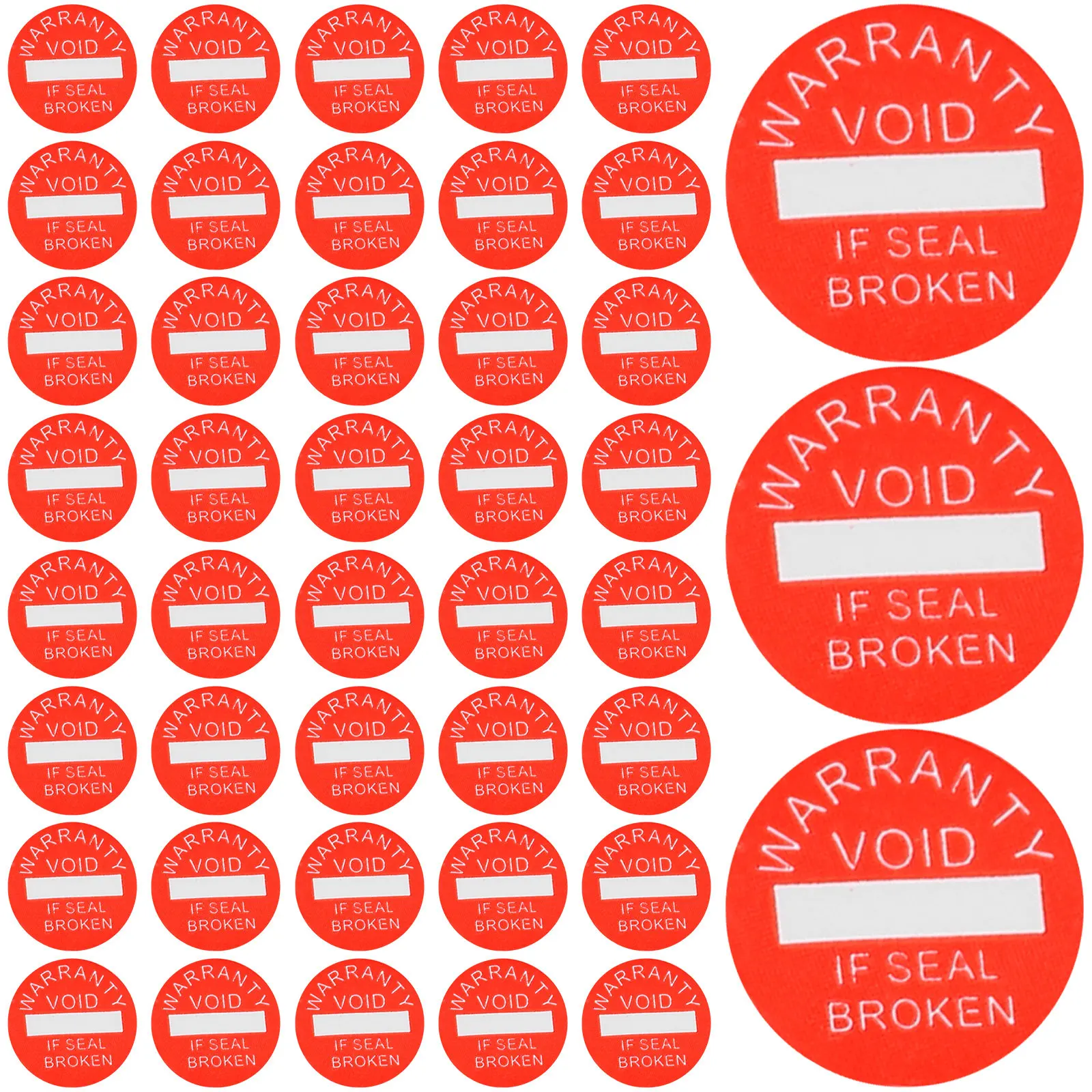 

1000Pcs Round Warning Label Sticker Strong Adhesive Warranty Void Labels for Device Security Seal Identification