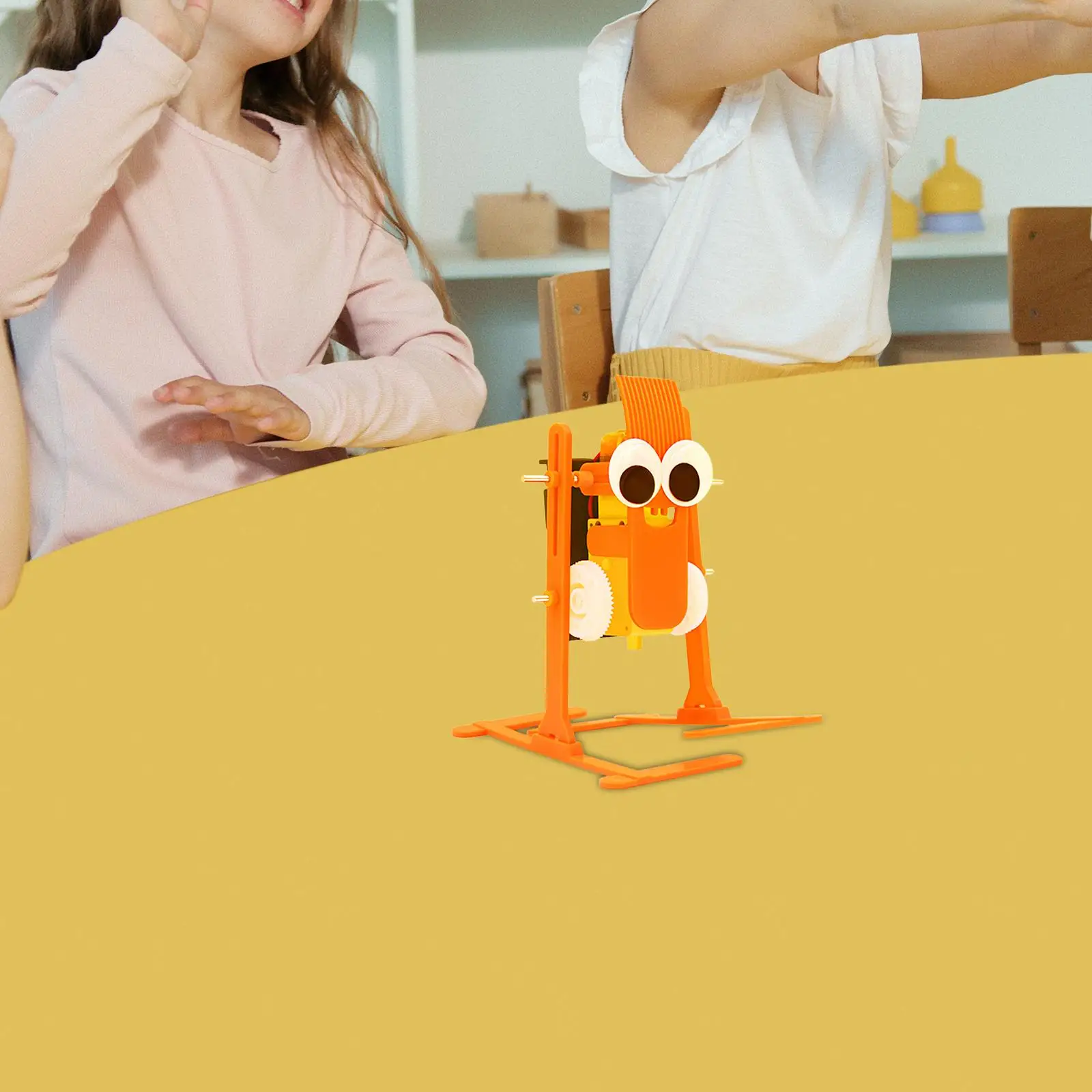 

Walking Robot Kit Robot Model Material Package,Easy Assembling,Science Toys DIY Science Experiments for Age 7+ Boys Children