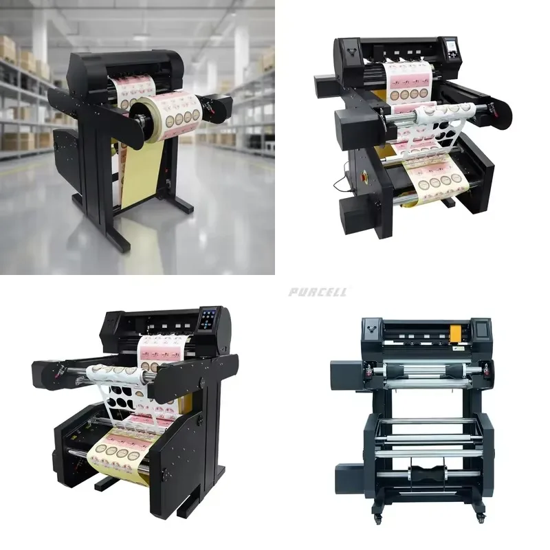 2026CE Digital Servo Motor Cutter Plotter Automatic Sticker Label Roll to Roll Printer Cutter Plotter Roll to Sheet Cutting