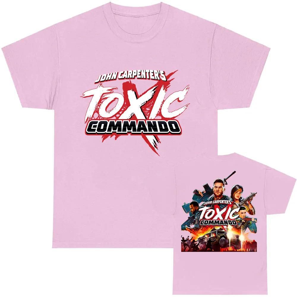 Unisex Streetwear Hot Game John Carpenter's Toxic Commando Tees Summer O-neck Short Sleeve Mens T-shirt Graphic Print Tshirts