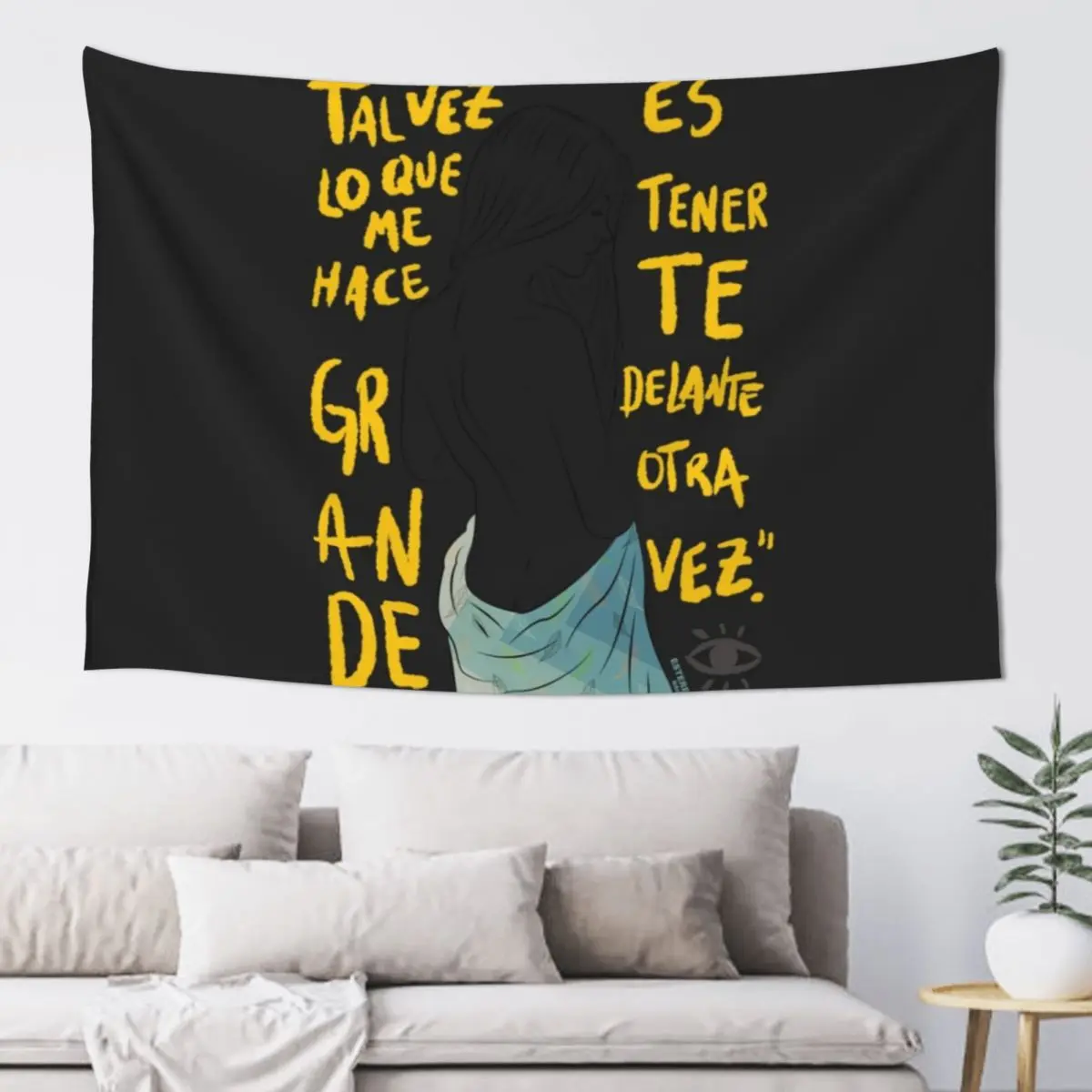 

Lo que te hace grande (Vetusta Morla) Lightweight Hoodie Tapestry House Decorations Wall Hangings Decoration Tapestry