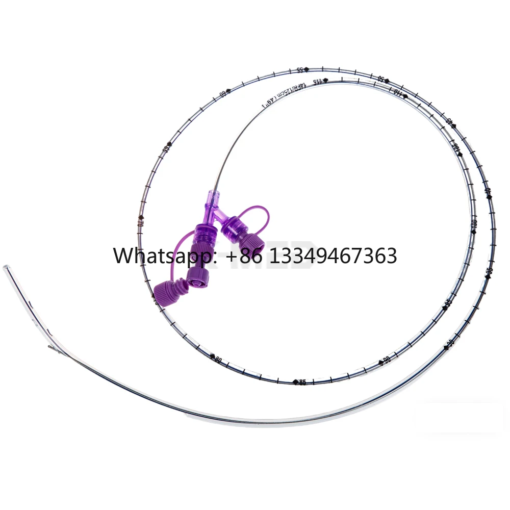 Professional Manufacture Medical Pvc Transparent Soft Feeding Tube Single Use Disposable Feeding Tube
