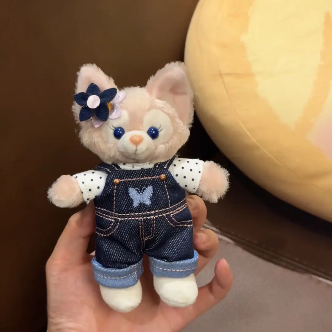 Disney Linabell Stellalou Duffy Shelliemay การ์ตูน Kawaii ตุ๊กตาสัตว์ตุ๊กตาของเล่นจี้พวงกุญแจของขวัญกระเป๋าสําหรับแฟน