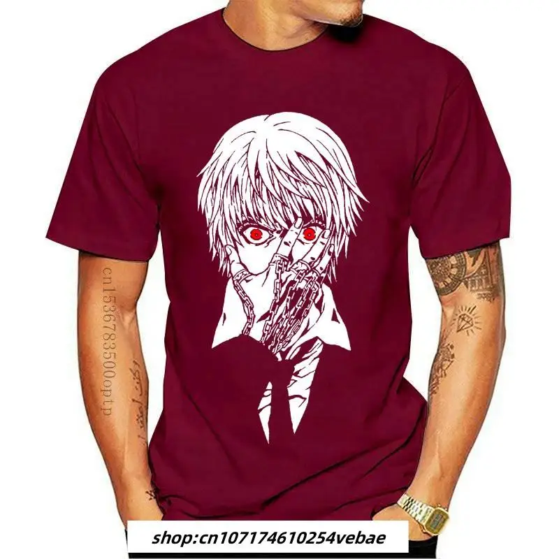 Mens clothing   Kurapika Hxh Hunter X Hunter Anime Unisex T-Shirt Tee Men T Shirt Fashion Printed Tshirt Pure Cotton Men Cospla