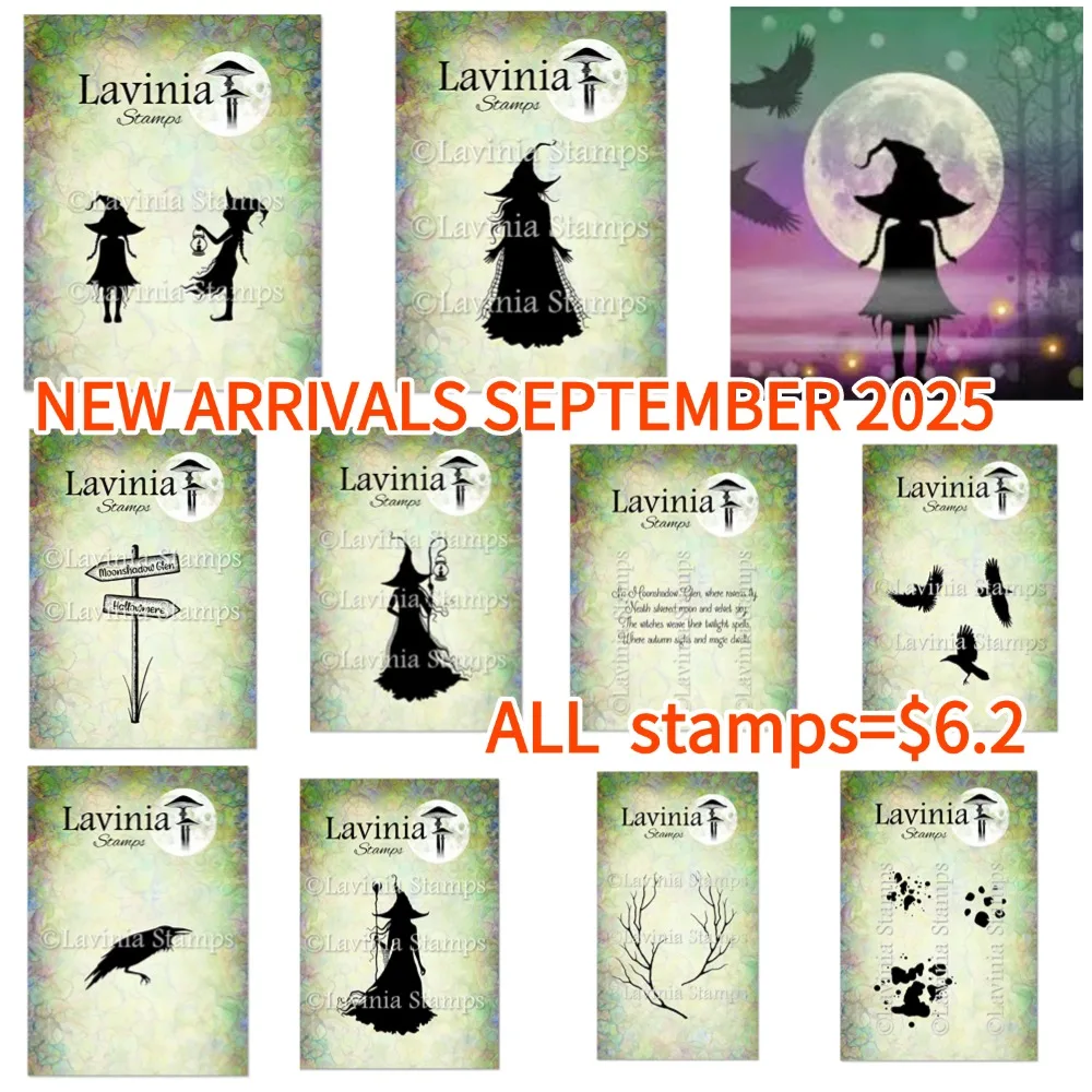 

Штампы Lavinia The Dreamatorium Bundle Book of Spells для Diy Скрапбукинг Ремесла Maker Шаблон для фотоальбома Украшение ручной работы