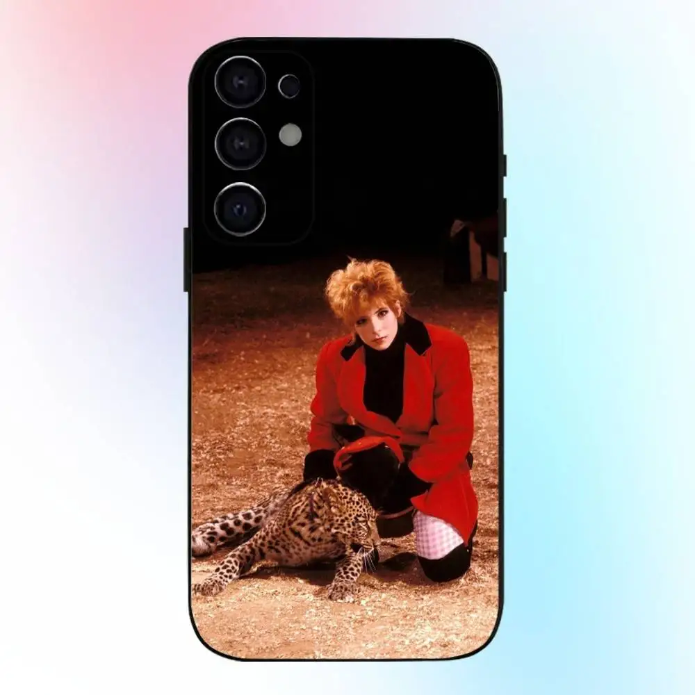 حافظة هاتف M-Mylene F-Farmer لهاتف سامسونج S25، S24، S21، S22، S23، S30، Ultra، S20، Plus، Fe، Lite، Note، 10,9,5G غطاء أسود #3