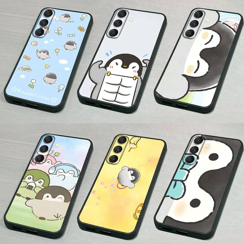 

k-Koupen-chan Phone Case For Samsung S 25,24,23,22,30,21,10,9,Ultra,Plus,Lite,FE,4,5G Black Soft Case