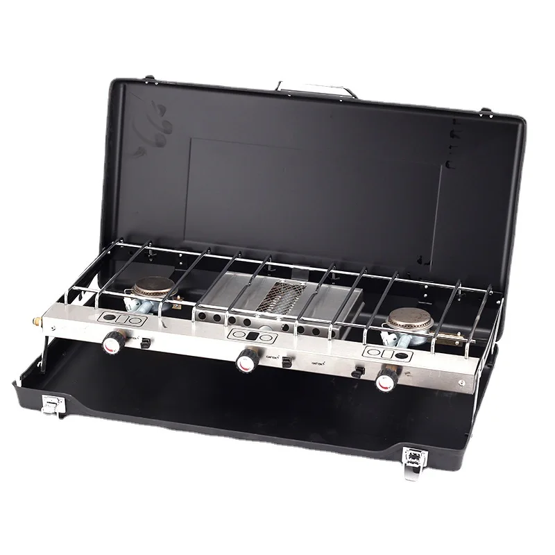 outdoor-portable-folding-bbq-grill-portable-gas-stove-camping-and-picnic-3-burner-gas-stove-in-a-box-with-cartridge-holder