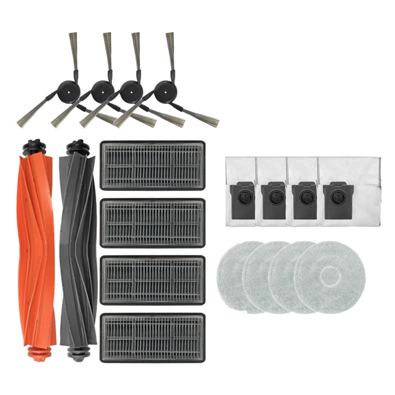 【a56x】dreame-x40-pro-ultra-交換用メインサイドブラシ-hepa-フィルター-モップパッド-ダストバッグ-スペアパーツ-アクセサリー